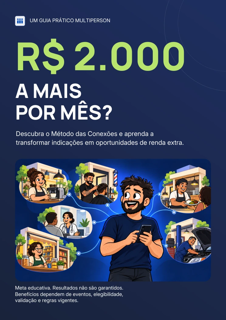 Capa oficial do eBook R$ 2.000 a Mais por Mês? — Um guia prático Multiperson
